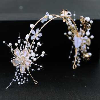 Wedding Bridal Sweet Alloy Flower Headband